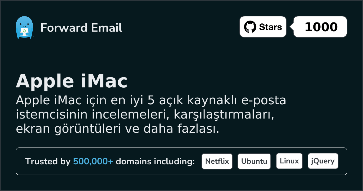 5 Top-Rated Open Source Email Clients for Apple iMac in 2026