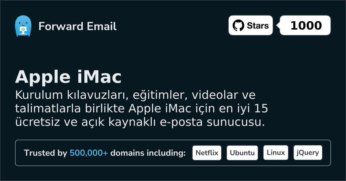 15 Top-Rated Open Source Email Servers for Apple iMac in 2026