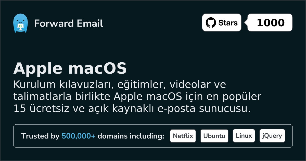 15 Most Popular Open Source Email Servers for Apple macOS in 2026