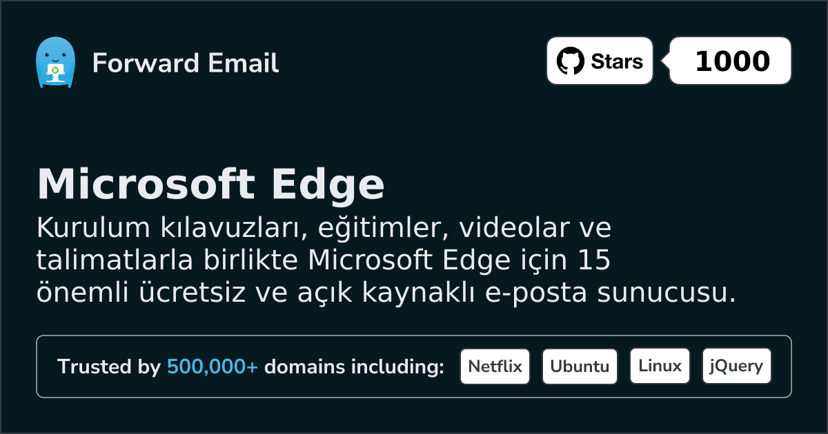 15 Important Open Source Email Servers for Microsoft Edge in 2026
