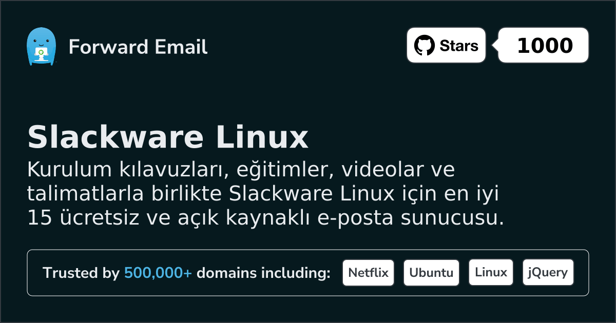15 Top Open Source Email Servers for Slackware Linux in 2026