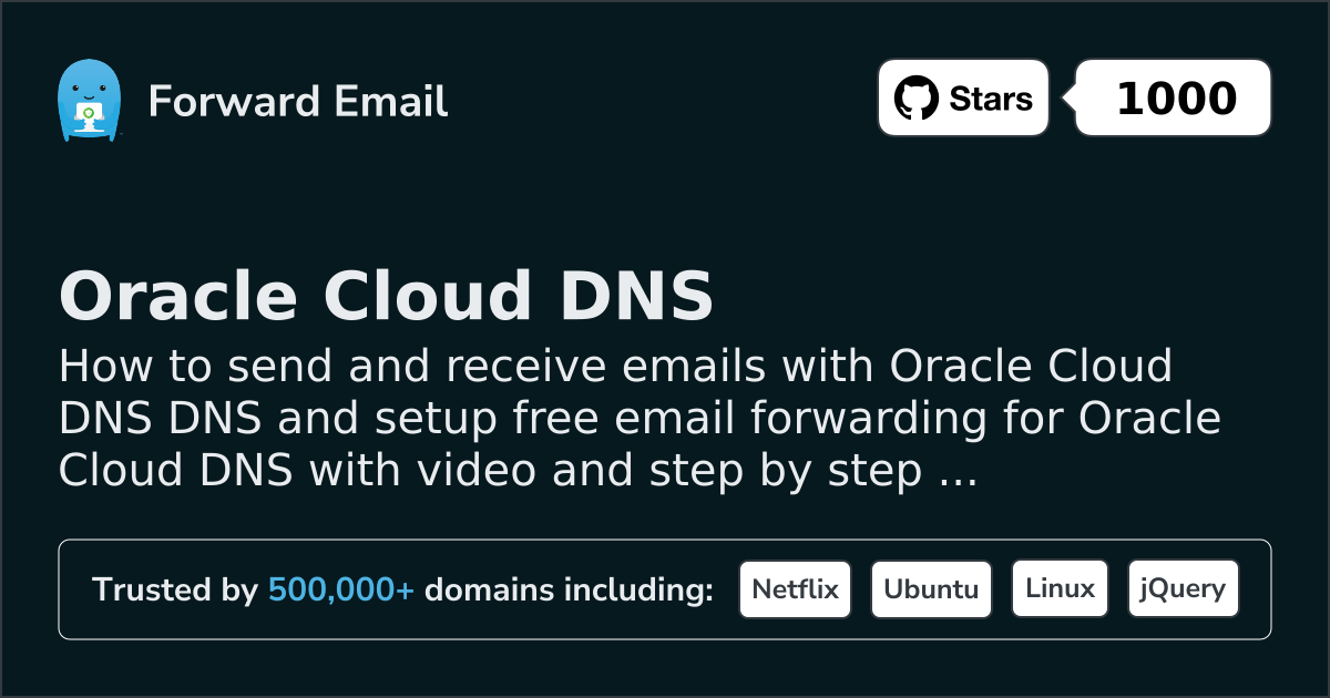 Oracle Cloud DNS ile E-posta Kurulumu