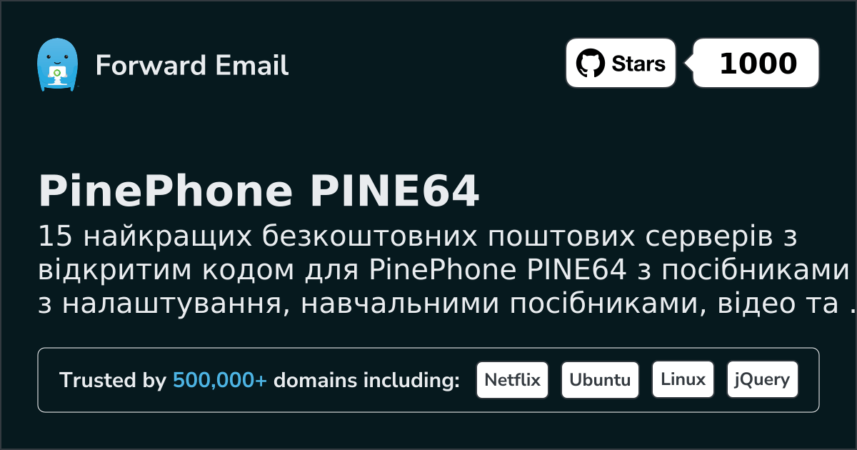 15 Top Open Source Email Servers for PinePhone PINE64 in 2026