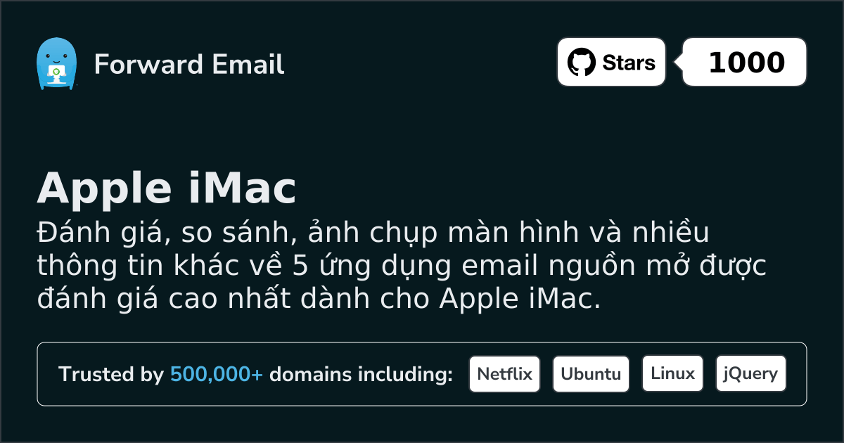 5 Top-Rated Open Source Email Clients for Apple iMac in 2026