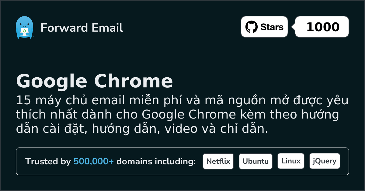 15 Favorited Open Source Email Servers for Google Chrome in 2026