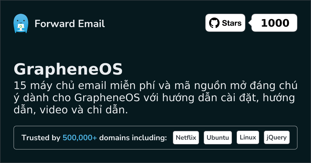 15 Notable Open Source Email Servers for GrapheneOS in 2026