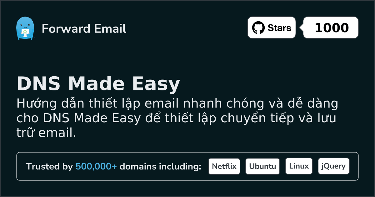 Cách thiết lập Email với DNS Made Easy