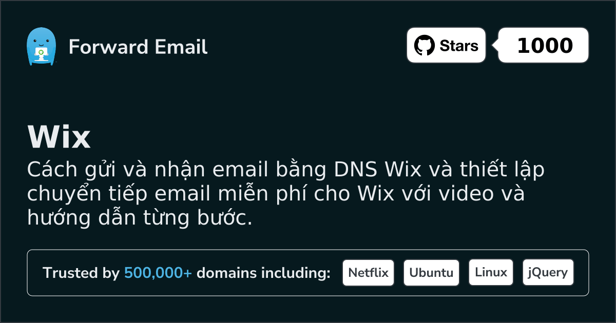 Cách thiết lập Email với Wix
